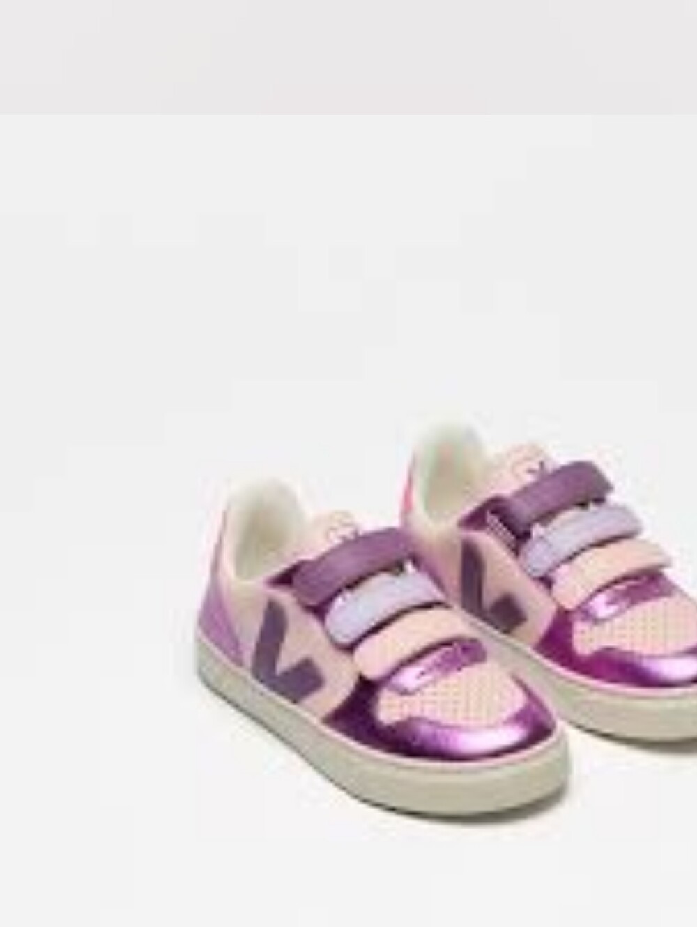 Veja Pink Metallic Cosmos Sneakers